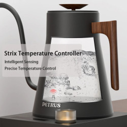 Bollitore intelligente PETRUS: controllo preciso della temperatura e collo d'oca per caffè e tè
